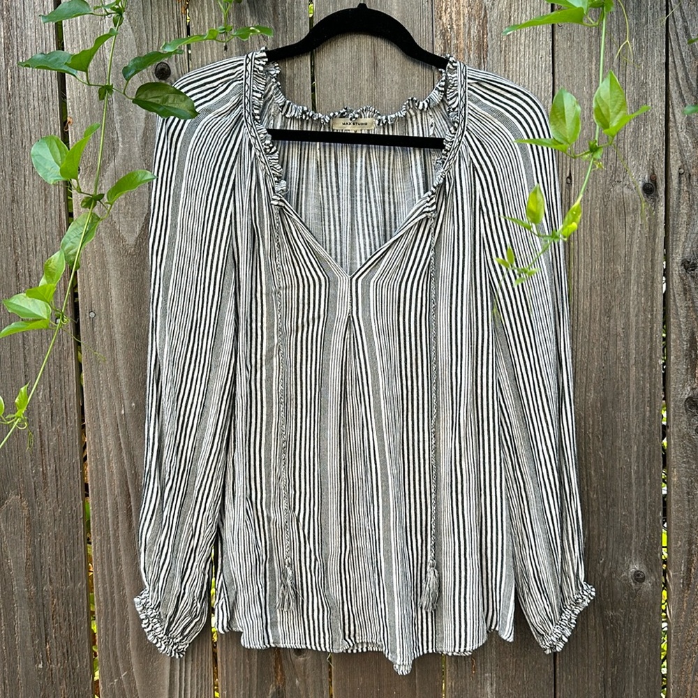 Max Studio striped shirt M